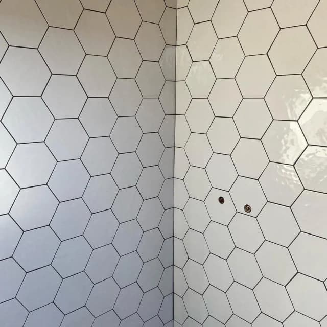 hexagon-badkamer-wand