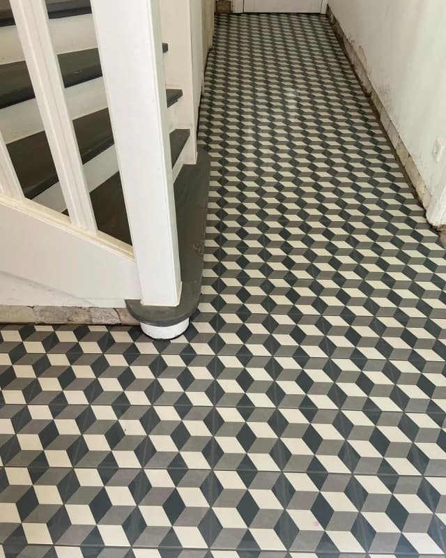 patroon-tegels-leggen-vloer-trap
